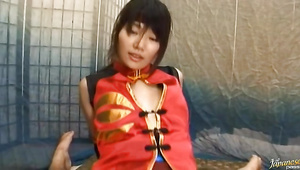 Wanton asian playgirl letting her fucker fuck her so damn hard